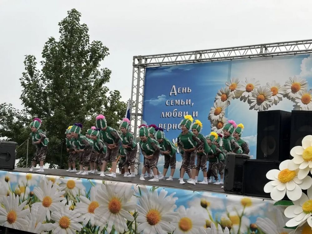 В День семьи, любви и верности парке им.А.П. Бондина прошел городской праздник